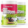 Warrior Fresh Collagen Stevia Drink 350 g Príchuť: Zelené jablko