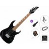 Ibanez GRGM21-BKN Premium SET Black Night Elektrická gitara
