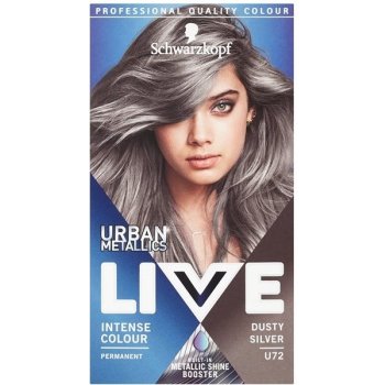 Schwarzkopf Live Urban Metallics U72 Dymová Strieborná