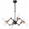 Redo Smarter - SPIDER Redo - lampa stropná - čierny kov+staromosadz