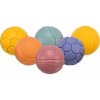 Loptička ø 4,5 cm, prírodná guma, design loptové športy, mix farieb