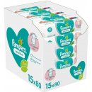 Pampers Fresh Clean Baby dětské čisticí ubrousky 15 balení = 1200 čisticích ubrousků