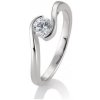 SOFIA DIAMONDS prsteň z bieleho zlata s diamantom 0,50 ct BE41/85946-W