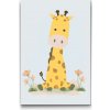 Vymalujsisam.sk Maľovanie podľa čísiel - Žirafka s kvetmi Veľkosť: 20x30cm, Rám: Na plastovej doske