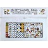 Popron Kalendár magnetický Škôlka 114 ks magnetiek v kartóne 45 x 32 x 1 cm SK verze