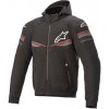 ALPINESTARS bunda SEKTOR 2 TECH HOODIE, ALPINESTARS (černá/světlá červená) 2025 - 2XL