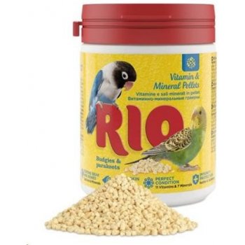 RIO vitamínové a minerálne pelety pre andulky a Stredný papagáj 120 g