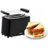 Hriankovač sendvičovač na toasty a hrianky čierny Mesko 3220 900 W Grzanki
