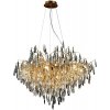 NEDES Krištáľový luster na lanku 11xG9/40W/230V zlatá ND3975 + záruka 3 roky zadarmo + záruka 3 roky zadarmo
