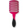Wet Brush Pro flex dry Paddle kefa na vlasy pre jednoduché rozčesávanie vlasov Pink 1 ks