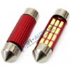 Led žiarovka 16xSMD 12V/24V, biela, 4014, Sulfid/ Festoon, Canbus