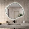 Baltica Design Bright Stain III zrkadlo 60x52 cm s osvetlením zelená 5904107932361