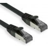 OXnet PKOX-OF5E-005-BK patch, Cat5E, FTP OUTDOOR LDPE, 0,5m, černý
