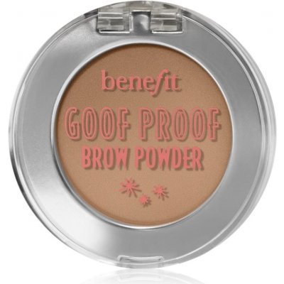Benefit Goof Proof Brow Powder púder na obočie odtieň 2 Warm Golden Brown 1,9 g