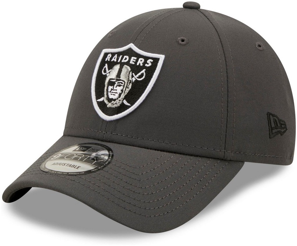 New Era 9FORTY NFL GRAYSCALE LAS VEGAS RAIDERS šedá 60240536