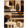 Najkoberce ROYAL 5376 geometrický / kruhy, béžový / krémový 300x400 cm