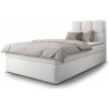 Wilsondo Jednolôžková boxspring posteľ s úložným priestorom Massimo 90x200 - biela
