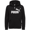 Detská mikina Puma, ESSENTIALS BIG LOGO FZ HOODIE FL B čierna,biela 152