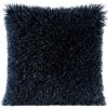 Obliečka na vankúš s kožušinovou štruktúrou v modrej farbe Šírka 45 cm | Dĺžka 45 cm modrá