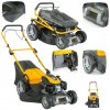 Stiga Combi 48 SQ ručná kosačka, 4-taktný benzínový motor, šírka kosenia 46 cm, pohon kolies, mulčovač, bočný výhoz trávy