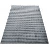 Takoy Koberec s imitácou kožušiny 80x150 3D vzor tmavo šedý-HT-00444 | 80 x 150 cm