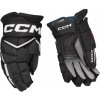 CCM Jetspeed FT8 JR juniorské rukavice - černá-bílá, Junior, 11