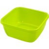 Plastové štvorcové umývadlo HEIDRUN 15l MIX farieb