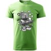 DJ meter - Klasické pánske tričko vyššej gramáže - 3XL ( Trávová zelená )
