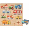 GOKI Drevená vkladačka Dopravné prostriedky (57391)