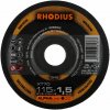Rhodius 207438 | Rezný kotúč 115 x 1,5 x 22,23 mm, XT70, rovný