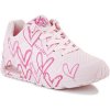 Skechers nízke tenisky Uno Spread The Love 155507-LTPK ružová