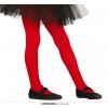 Detské červené pančuchy - věk 7 -10 roků