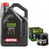 Filtr Hiflo HF204 + olej Motul 5100 Triumph 660 850 Tiger Sport Trident
