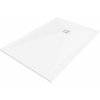 MEXEN/S - Stone+ obdĺžniková sprchová vanička 140 x 100, biela, mriežka biela 44101014-W