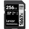 Lexar Pro 1667X SDXC U3 UHS-II (V60) R250/W120 256GB