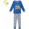 Chlapčenské pyžamo - KUGO MP1336, petrol / šedá Farba: Petrol, Veľkosť: 128