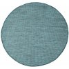 Najkoberce Palm 2778 modrý 120 cm kruh