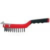 Kefa Strend Pro ComfortGrip CG385, 4 radová, oceľová, so škrabkou