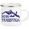 Slovenské Srdce Plechový Hrnček Som Turistka