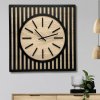 Štýlové drevené hodiny na stenu - Minimal Vyberte si rozmer výrobku:: 33x33, Vybrať dekor:: Orech