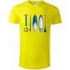 Paddleboard set - Tričko z organickej bavlny - XL ( Citrónová )