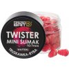 FeederBait Twister Mini Šlimak Wafters 10/7 mm 25 ml -Jahoda/Ryba