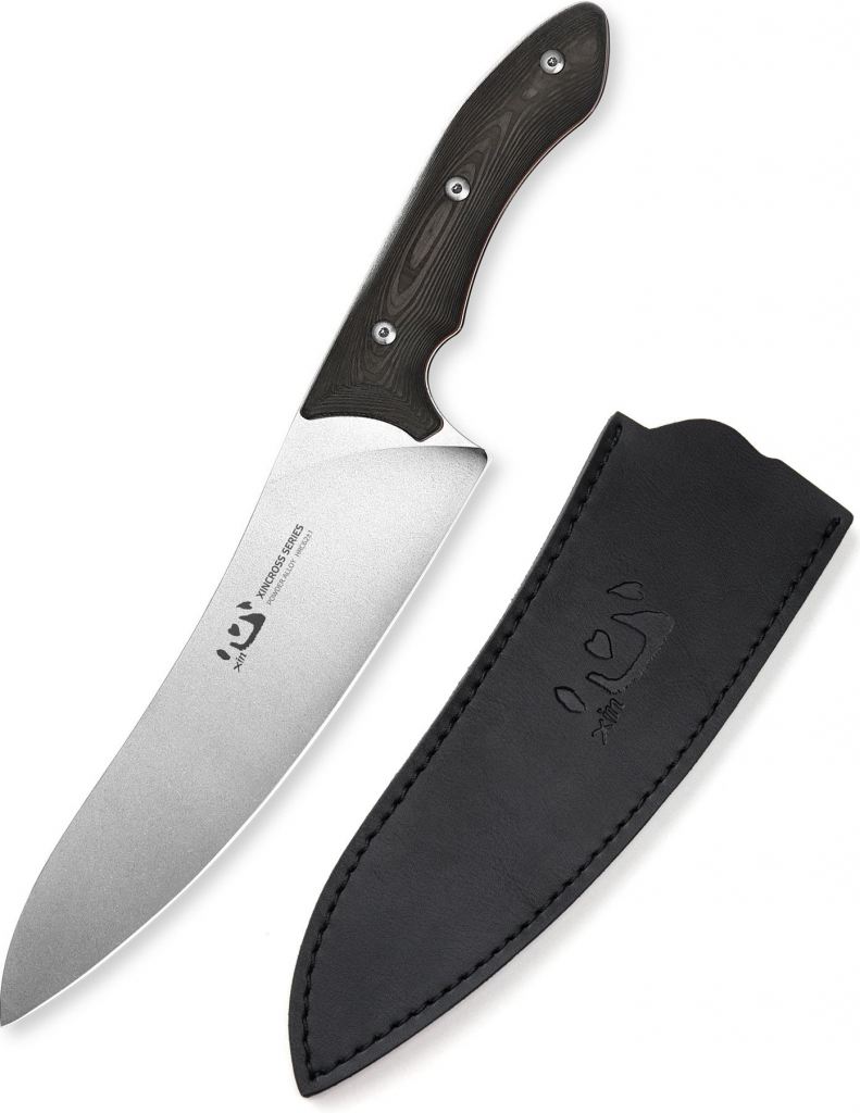 XIN CUTLERY XC115 tactical style chef knife carbon fiber 21 cm