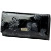 Dámska kožená peňaženka Gregorio BTS-100 s čiernym motýlím vzorom 18,5 x 9,5 x 3,5 cm
