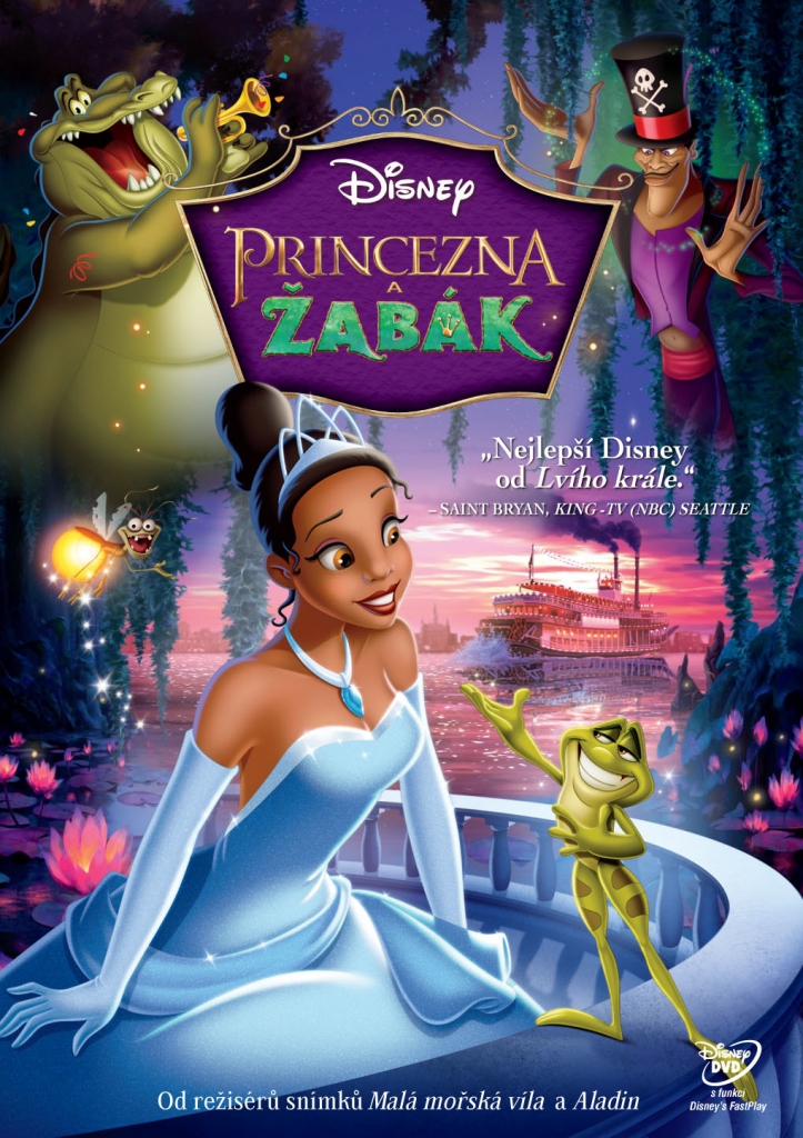 Princezna a žabák DVD