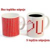 Magický hrnček srdiečko-ĽÚBIM ŤA