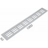 MP - Vetracia mriežka 60 x 600 mm STM - strieborná matná (F1) 60 mm 600 mm – cena za ks