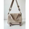 Béžová crossbody Laura Biaggi - praktická kabelka do práce