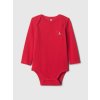 GAP Baby bavlněné body Červená
