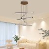 NEDES J7311/W Závesné LED svietidlo s diaľkovým ovládačom 75W, 3000K-6500K, 4600lm, IP20, biela